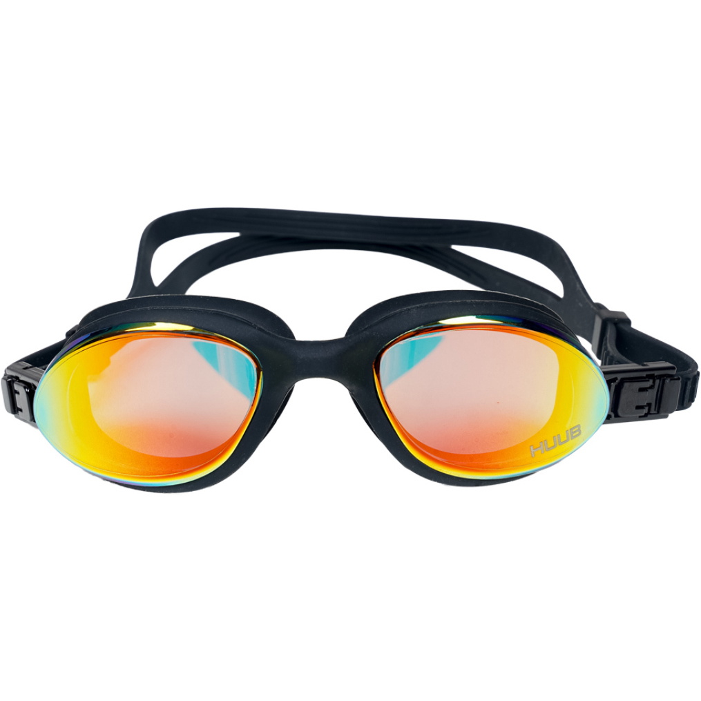 2026 HUUB Edge Swim Goggles 5056605173200 - Black / Orange Mirror